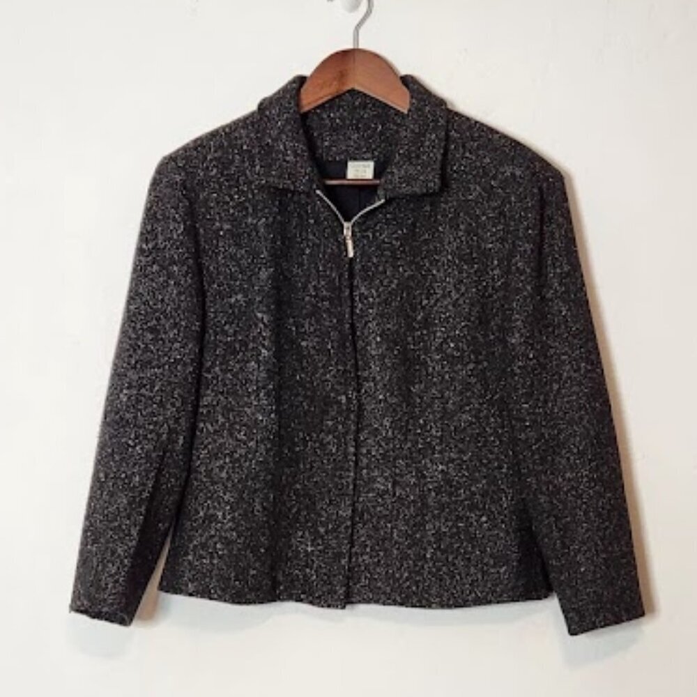 Garnet Hill Women's Zipped Jacket Size Small